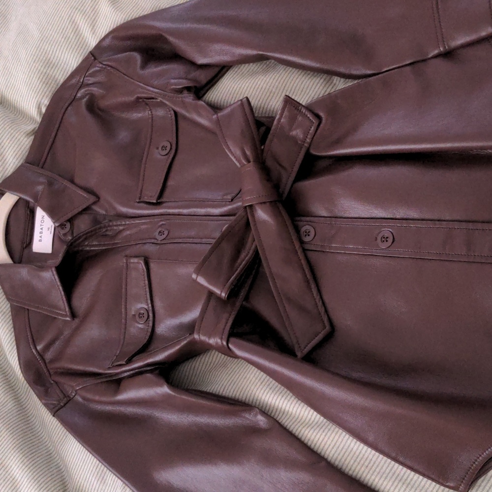 Babaton Ava Pleather Jacket